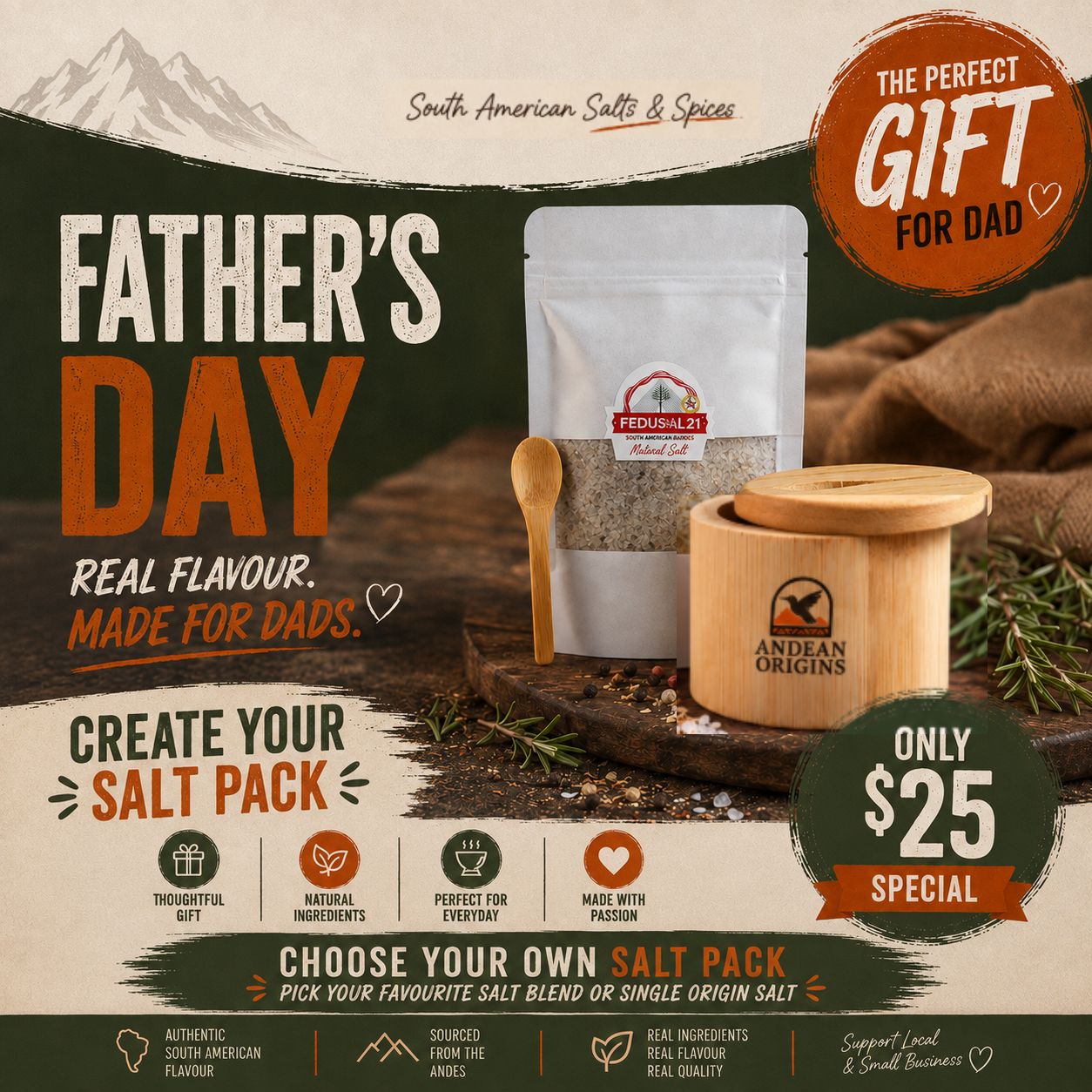 Father's Day Salty Gift Set