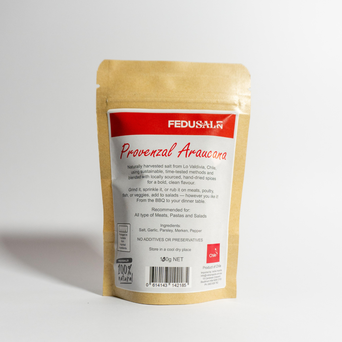 Provenzal Araucana* - Sea Salt, parsley, Merkén, and pepper.