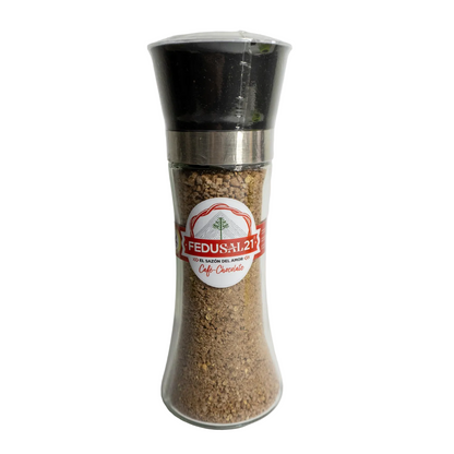 Cafe Chocolate - Sea Salt, Cacao, roasted coffee, garlic, coriander, and pepper.