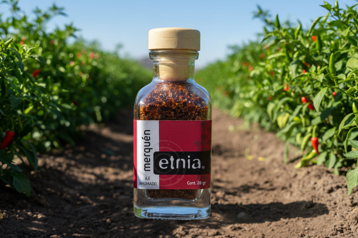 Chilli Spice bottle with a red label on a white background